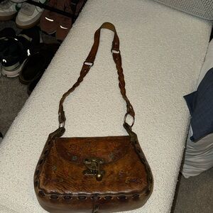 Handmade leather purse